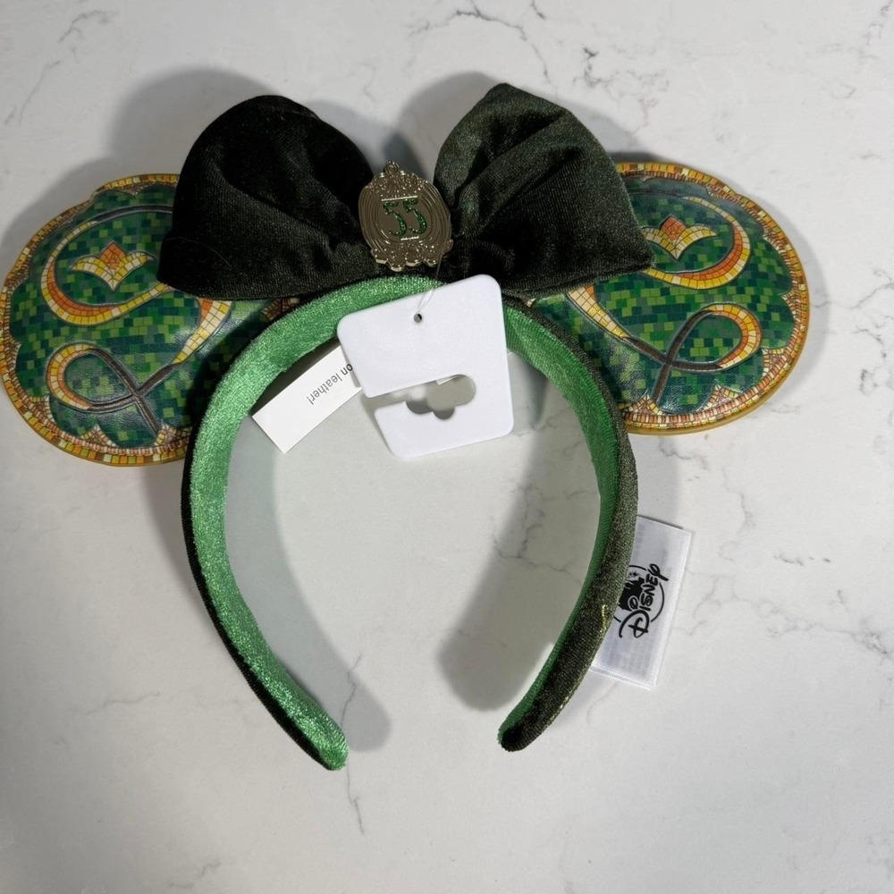 Disney Parks Club 33 55th Anniversary Ears Headband NWT Emerald  Gold Exclusive
